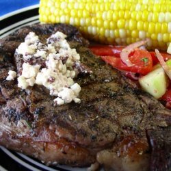 Grecian Skillet Rib Eyes