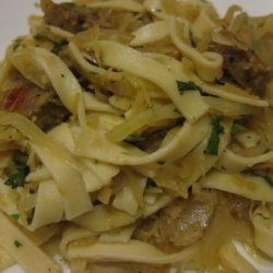 Hungarian Noodles With Vegetarian Sausage