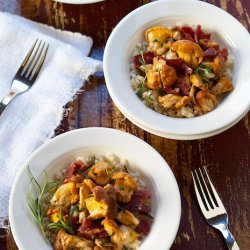 Wild Rice With Mushrooms and Bacon