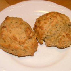 Rustic Lemon Poppy Seed Scones