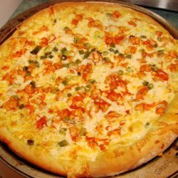 Our Favorite Buffalo Chicken Pizza