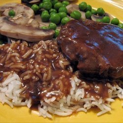 Easy Burgers With Rice & Gravy