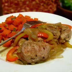 French Onion Pork Tenderloin Medallions