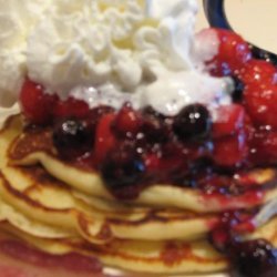 Lemon, Ricotta and Sour Cream Pancakes