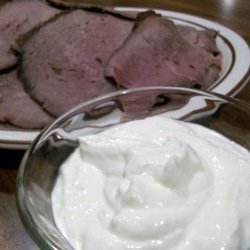 Creamy Horseradish Sauce for Roast Beef