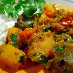 Oven-Roasted Eggplant and Butternut Squash Curry