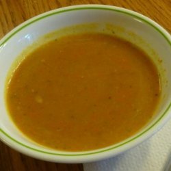 Cream of Zucchini, Carrot and Cucumber Soup