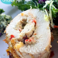 Pesto Stuffed Chicken Rolls