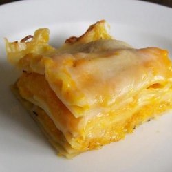 Lighter Butternut Squash Lasagna