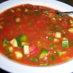 Spicy Herbed Summer Gazpacho