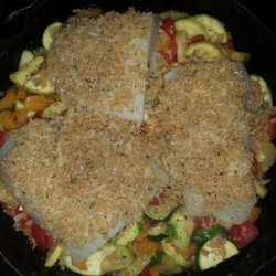 Baked Cod With Summer Squash