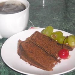 Christmas Chocolate Town Cake