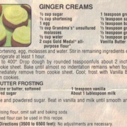 Ginger Creams