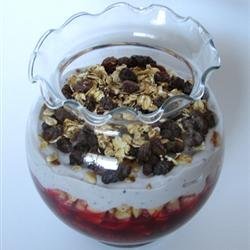 Fruity Tofu Parfait with Granola