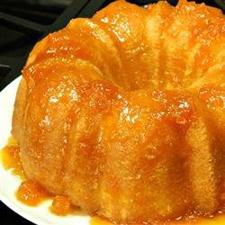 Apricot Brandy and Peach Schnapps Pound Cake