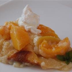 Quick Peach Cobbler