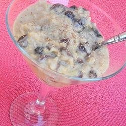 Brown Rice Raisin Pudding