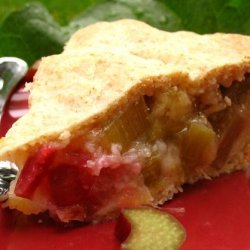 Pineapple-Rhubarb Pie