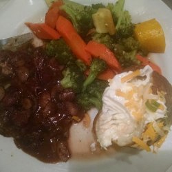 Sirloin Steak With Mushroom Gravy