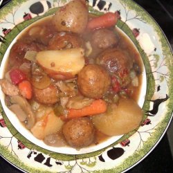 Slow Cooker Meatball Stew