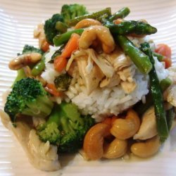 Chicken Honey Nut Stir Fry