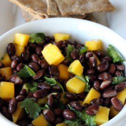 Black Beans with Mango Sauce