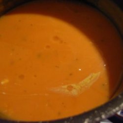 Roasted Sweet Potato & Garlic Soup