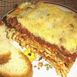 Spaghetti and Mince Casserole