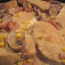 German Chicken Creamy Corn