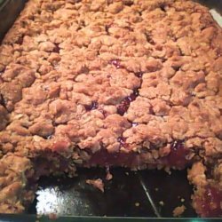 Julie's Rhubarb Bars or Crisp