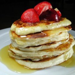 Pancakes With Blood Orange Honey Sauce