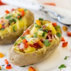 Veggie Stuffed Twice Baked Potatoes