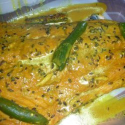 Salmon in Bengali Mustard Sauce