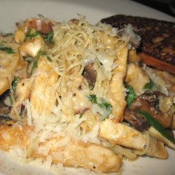 Chicken Marsala with Mushrooms and Spinach