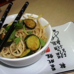 Chinese Noodles & Zucchini