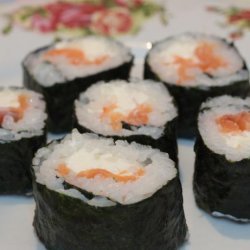 Smoked Salmon Sushi