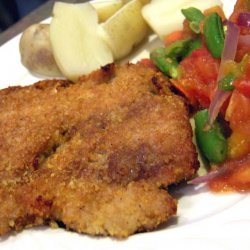 Breaded Pork Cutlets With Honey Dijon Mustard