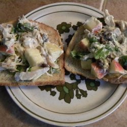 Copycat Subway® Orchard Chicken Salad Sub