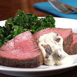 Beef Tenderloin With Gorgonzola Sauce