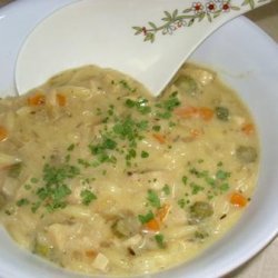 Lemon Chicken Soup With Orzo