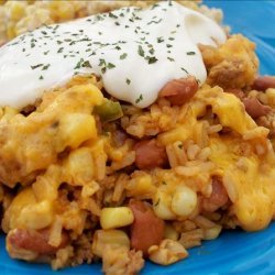 Beef and Bean Taco Skillet