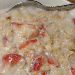 Strawberries and Cream Oatmeal