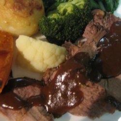 Traditional Gravy for Roast Beef, Lamb, Pork or Duck