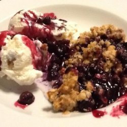 Blueberry Crumble Dessert