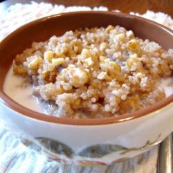 Maple Walnut Hot Cereal With Quinoa