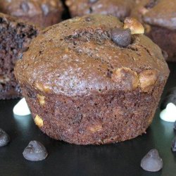 Triple Chocolate Banana Muffins