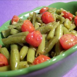 Sauteed Green  Beans and Cherry Tomatoes