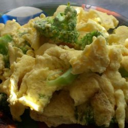 Broccoli Scrambled Eggs- It's Good, I Promise!