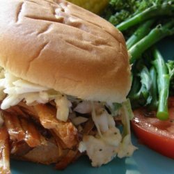 Ww BBQ Pork Sandwiches With Homemade Cole Slaw