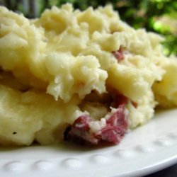 Roasted Garlic Smashed Red Potatoes